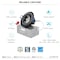 Luxrite 3 Inch Gimbal LED Recessed Downlight 5CCT 2700K-5000K 8W 600LM Dimmable Damp Rated IC Rated Black LR23221-1PK - alternate 2
